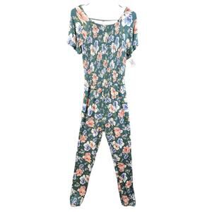 Bailey Lane Womens Jumpsuit Size XL Floral Printed
